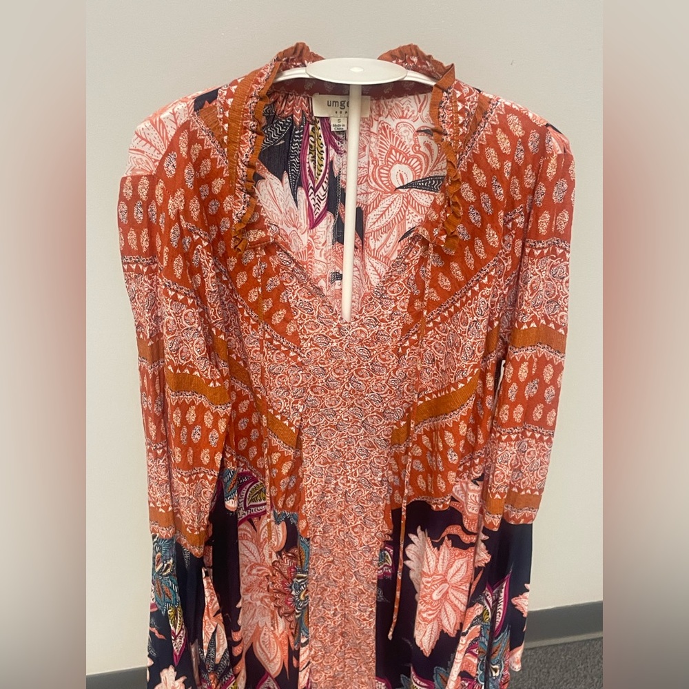 Umgee Floral Paisley Tunic or Dress - Small